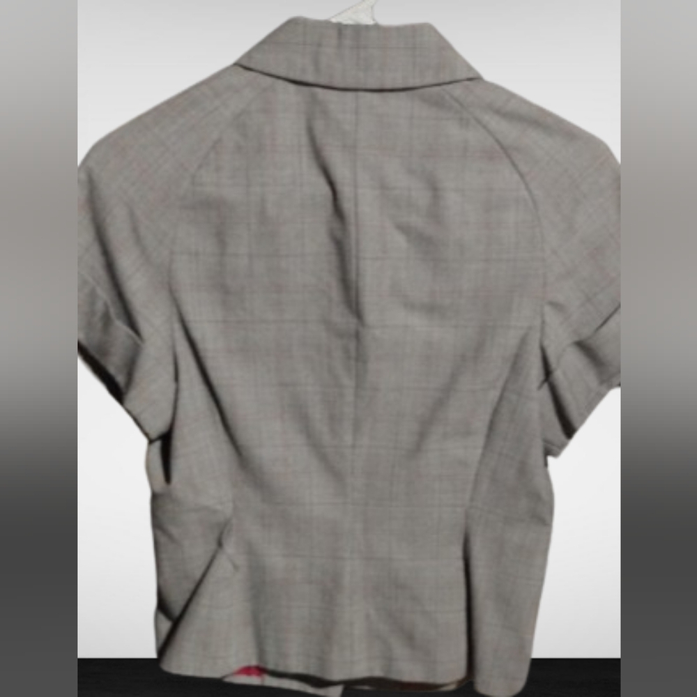Gray plaid express studio design blazer - Picture 2 of 3